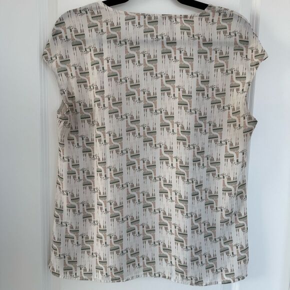 CONTEMPORAINE | animal print blouse - Picture 5 of 8